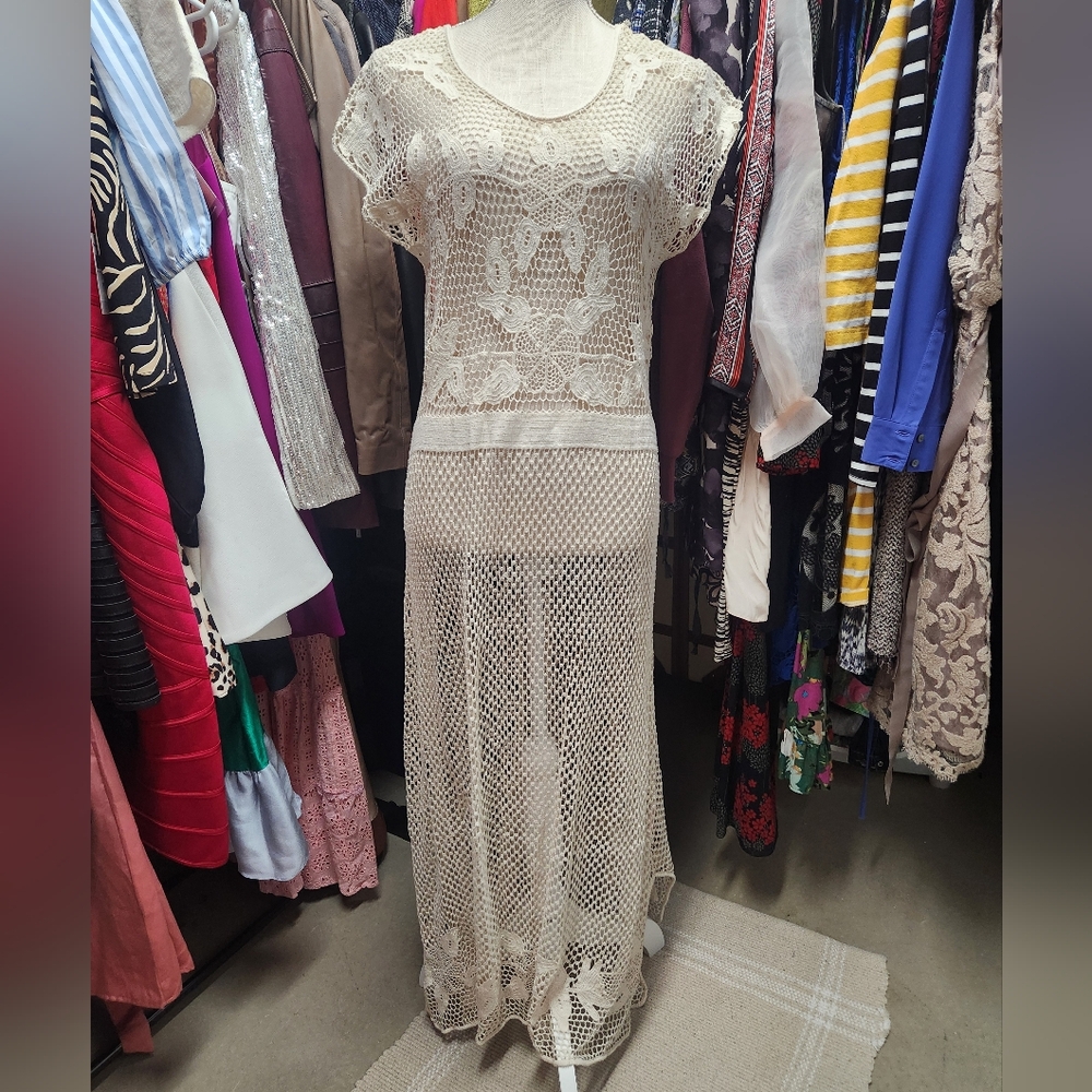 《 Zimmermann 》 Lace Applique Maxi Dress